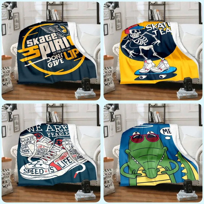 

Fashion trend and personality Cartoon blanket Thin Blanket Customized Blanket blankets for beds Air conditioning blanket