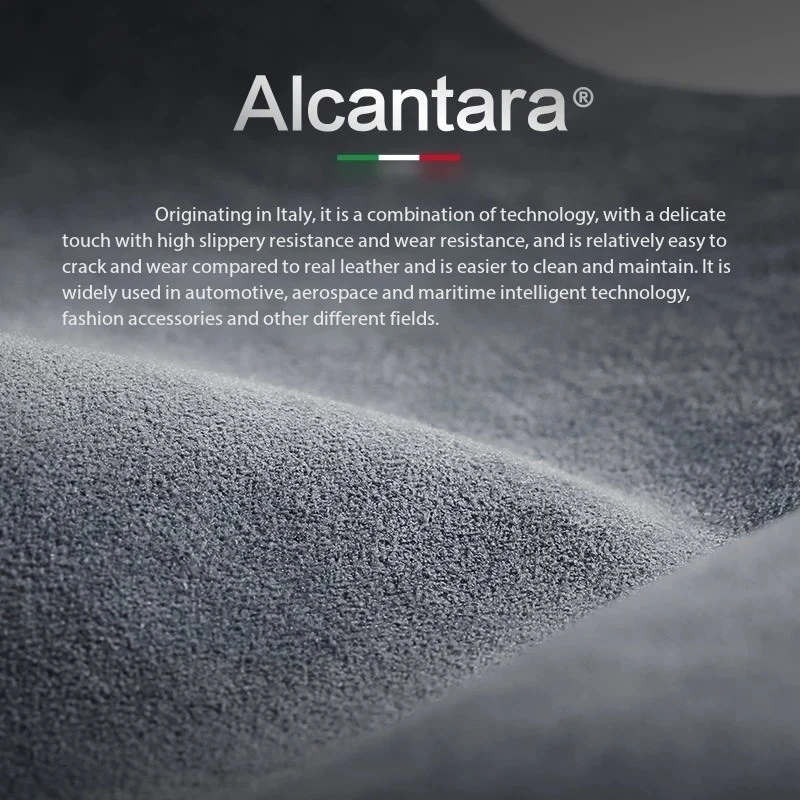 Фото Настоящий кожаный чехол-кошелек ALCANTARA с магнитным держателем для карт для iPhone 17 Pro Max Air Magsafe, сумка-кошелек для iPhone 15 16 17 Pro Max №2