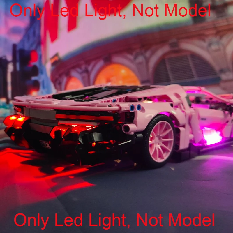 Светодиодная лампа фотовспышка набор технических блоков кирпичей для известных