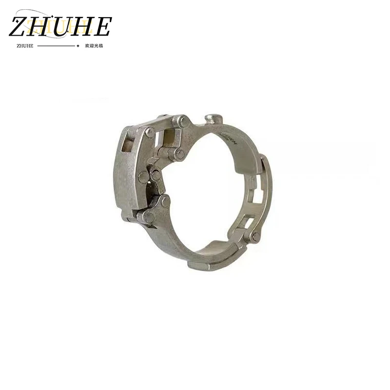 Новинка 2024 тяжелое прозрачное кольцо в стиле киберпанк мужские и женские