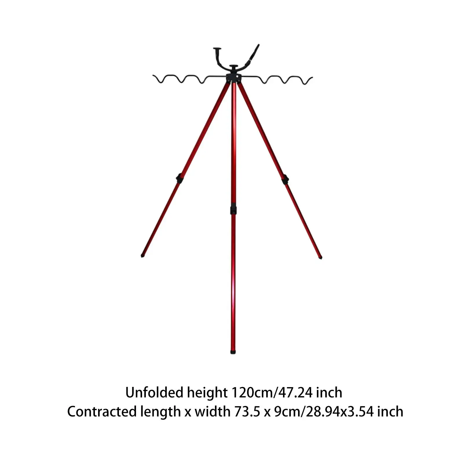 Держатель удочки для наземных удочек штатив складная подставка