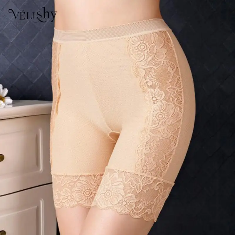 

Женские трусики, бесшовные защитные короткие брюки, женские эластичные шорты с высокой талией, женское нижнее белье, женские шорты