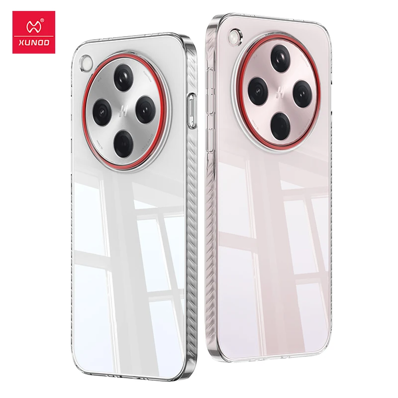 Фото Кристально чистый чехол Xundd для Oppo Find X8 Ultra x8 Pro X8S, ультратонкий антижелтый чехол для телефона из ПК, устойчивый к царапинам чехол №1