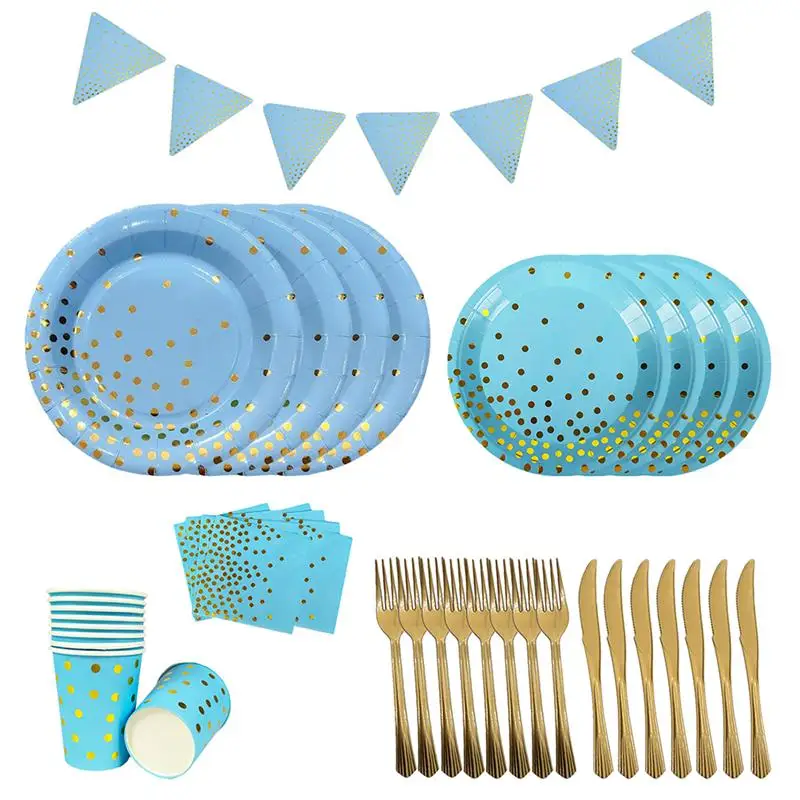 

1 Set Party Tableware Wonderful Table Supplies Cutleries for Festival Birthday