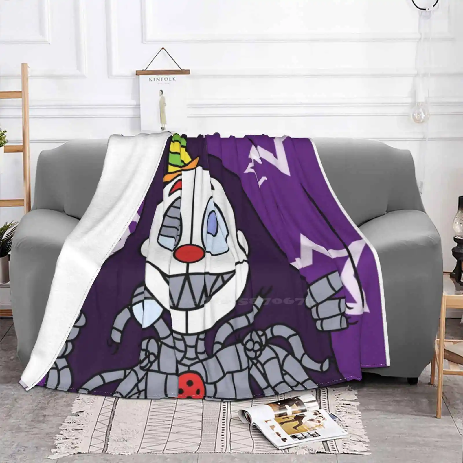 Ennard-Five Nights At: Sister Location Модное мягкое теплое фланелевое одеяло Fnaf Sl Five At