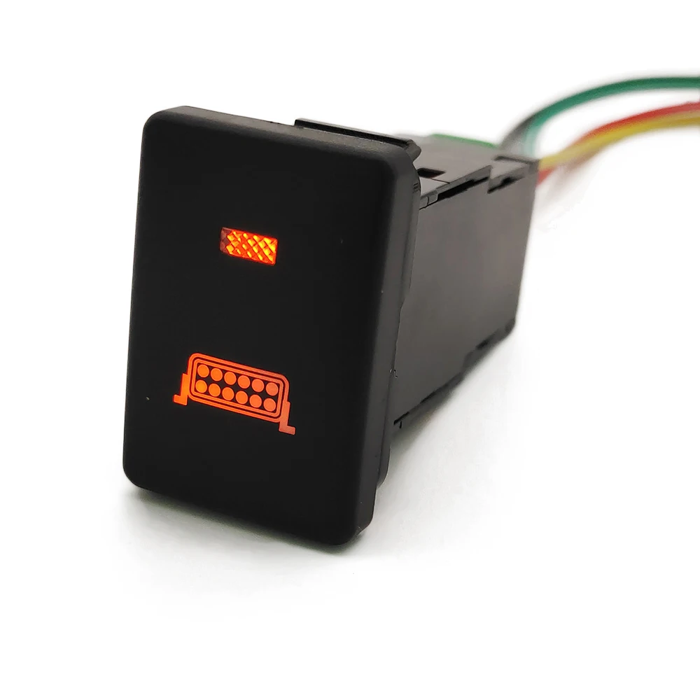 

1 шт., автомобильная оранжевая Светодиодная лампа для зеркала Suzuki Jimny 2019 2020 2021 2022