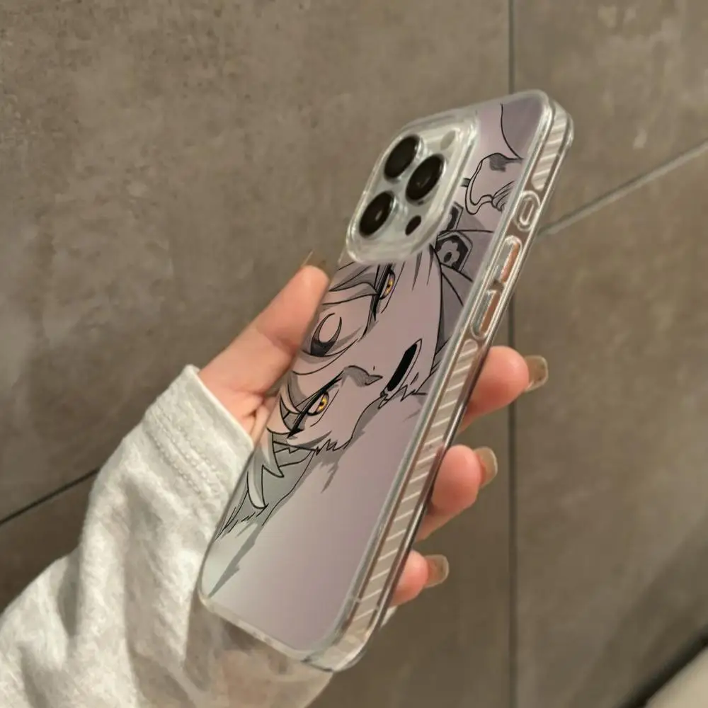 Фото Чехол для телефона Inuyasha Sesshoumaru для iPhone 17, 16, 15 Pro MAX, 14, 13, 12, 16e, 15 Pro Plus, 17 Air, серебристый корпус, IMD-чехлы №4