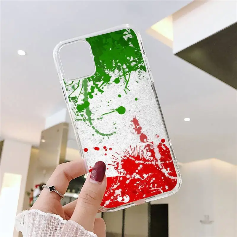 Чехол для телефона с итальянским флагом и картой Европы Iphone 11 12 13 Pro Max 6s 7 8 Plus X Xr Xs