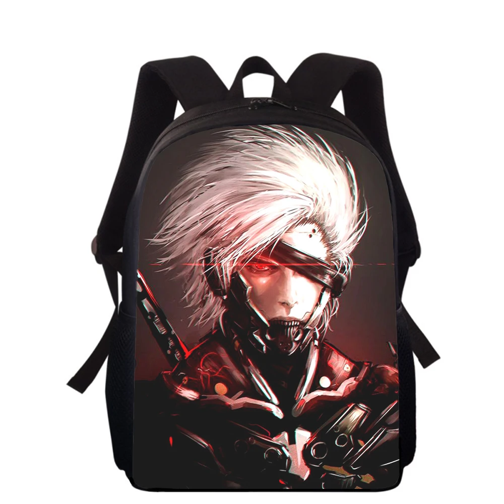 Metal Gear Rising 15” 3D Print Kids Backpack Primary School Bags for Boys Girls Back Pack Students School Book Bags