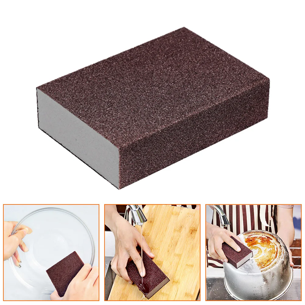 

1pcs 100 Grits New High Quality 1pc Carborundum Kitchen Melamine Sponge Brush Home Washing Cleaning Cleaner Tools