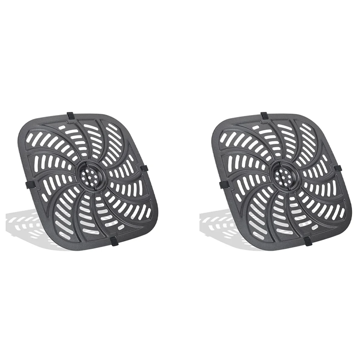 

2X Air Fryer Replacement Grill Pan, Air Fryer Accessories for RJ38-SQSS-8T-D, 8QT Removable Grill Pan