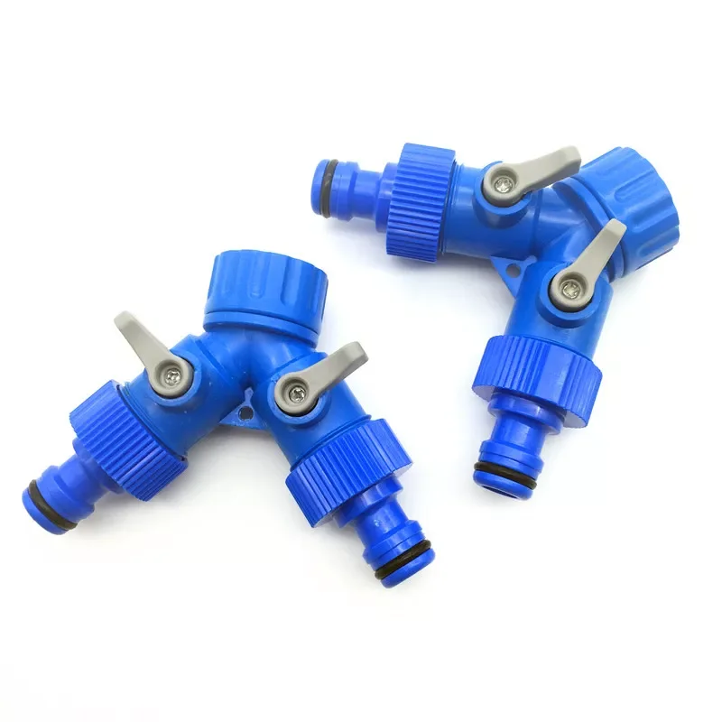 

3/4'' Female Thread Y-Shaped Quick Connector Garden Irrigation Water Splitters Faucet Adapter Lawn Garden Watering Supplies