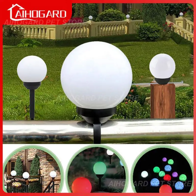 

Ball Lamp Durability Waterproof Solar Powered Earth Bulb Lamp Low Power Consumption Beautiful And Practical Outdoor Lawn Light