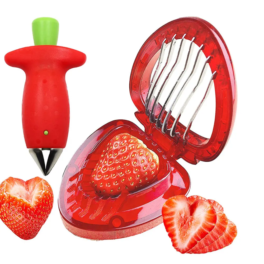 

Schnesland, инструмент для удаления косточек клубники, слайсер для клубники, инструмент для удаления листьев, резак для фруктов