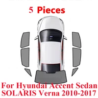 for hyundai accent sedan solaris verna 2010 2017 magnetic side window sunshades mesh shade blind car window curtian accessories