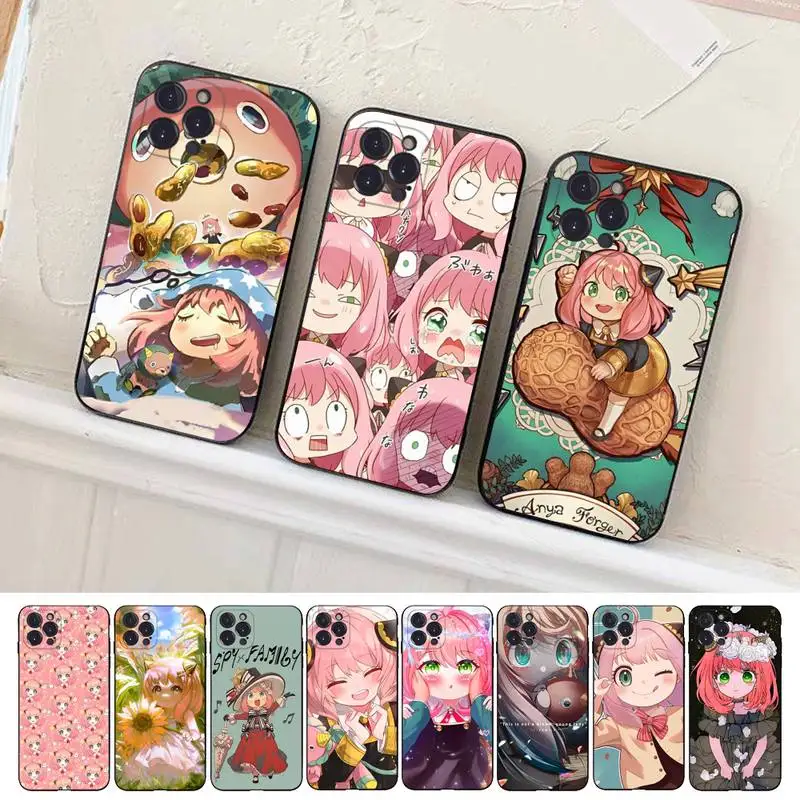 

Spy×Family Anya Phone Case For iPhone 14 11 12 13 Mini Pro XS Max Cover 6 7 8 Plus X XR SE 2020 Funda Shell
