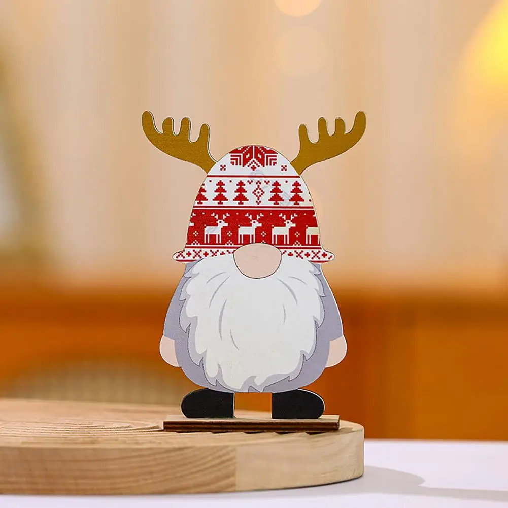 

Attractive Painted Wooden Golden Tree And Deer Xmas Desktop Ornament Christmas Faceless Ornament Xmas Desktop Ornament