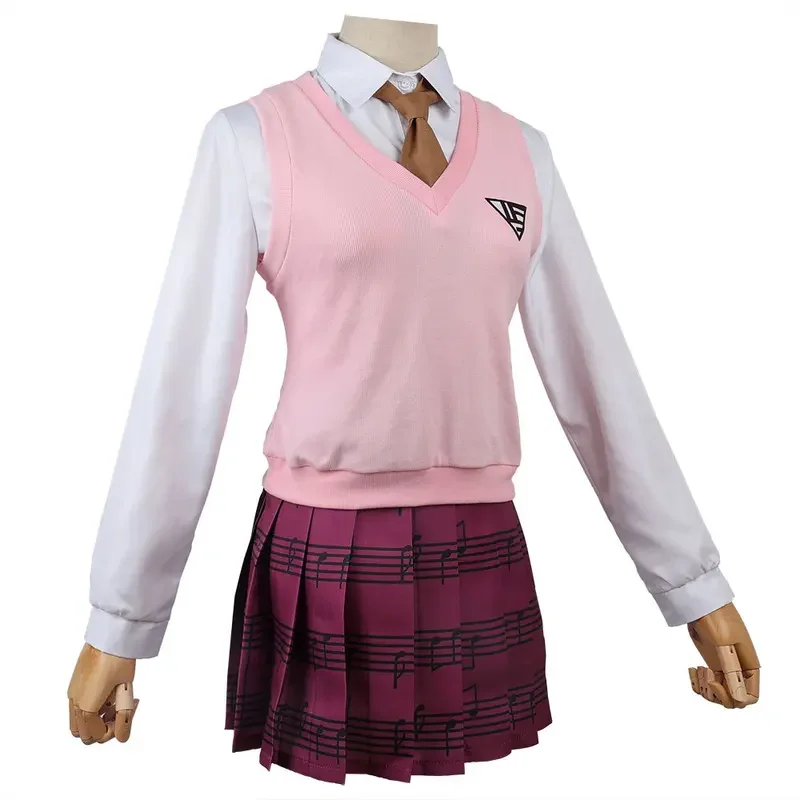 Высококачественный комплект униформы аниме Danganronpa Kaede Akamatsu костюмы для косплея