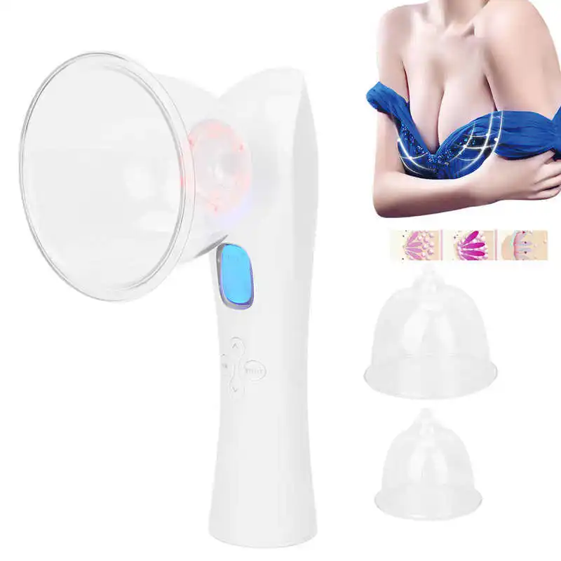 

Electric Breast Massage Machine Enhancer Chest Enlargement Vacuum Pump Suction Cupping Vibration Therapy Breast Care Device