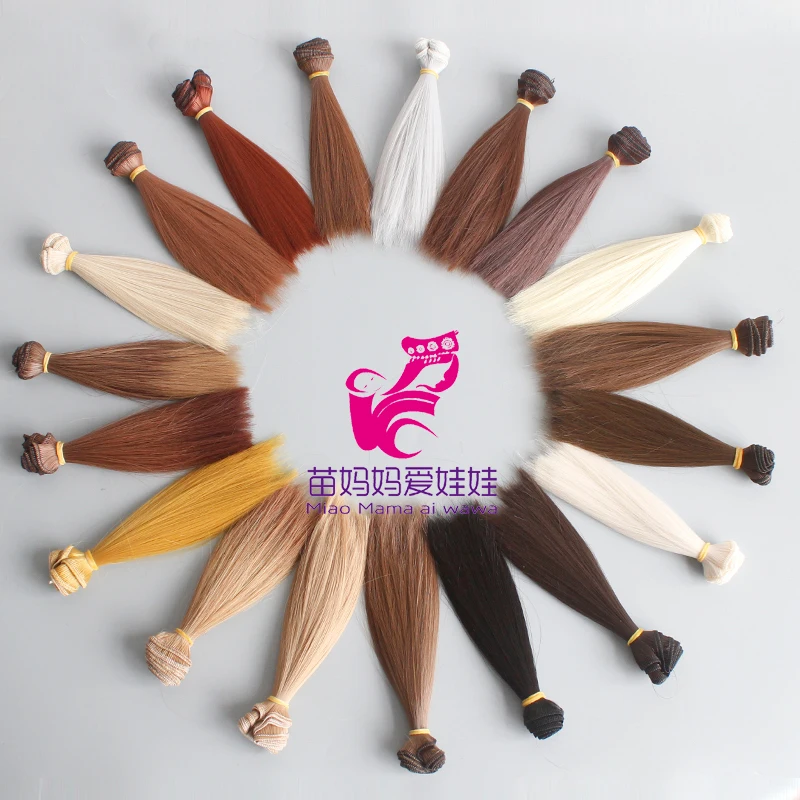 Soft Straight Doll Hair For Blyth Doll Wigs For Barbie Doll Wig Diy Accessory