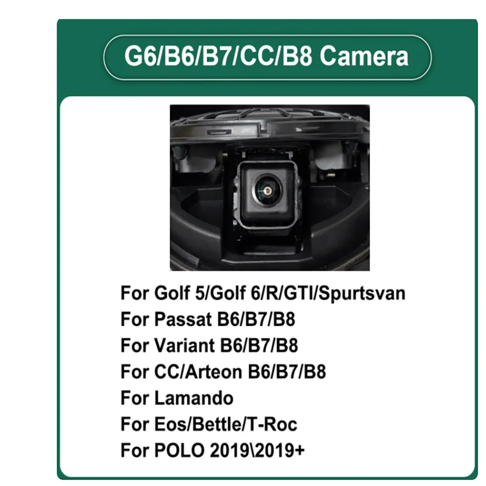 

CVBS- AHD1080P, переворачивающийся логотип, эмблема заднего вида, парковка автомобиля, CCD HD, автомобильная камера заднего вида для Golf 5678 B678 MK5 MK6 MK7