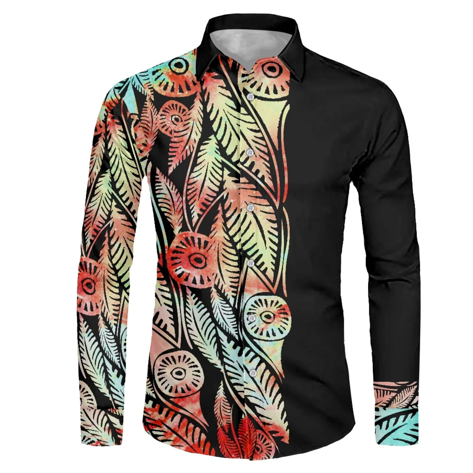 

Мужская приталенная рубашка с длинным рукавом, размеры 6XL 5XL 4XL