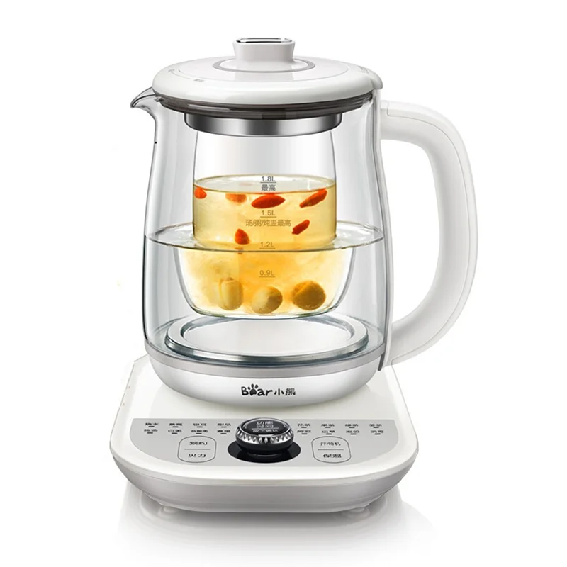 

Constant Temperature Electric Kettle Teapot Health Preserving Kettle Hot Kettle Tea Cooker Tea Kettle with Stew Cup 1.8L