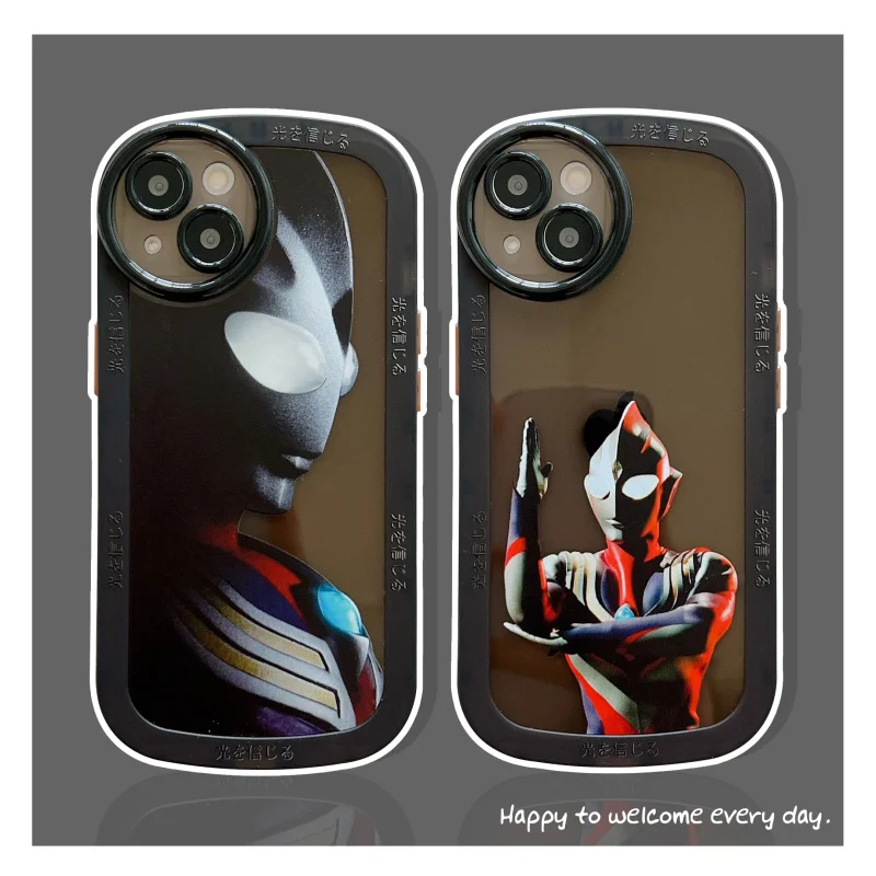 

BANDAI Japan drama Ultraman Tiga phone case for iPhone12 12Pro 12Promax 11 13 Pro 11Promax X XS MAX XR cover phone holder