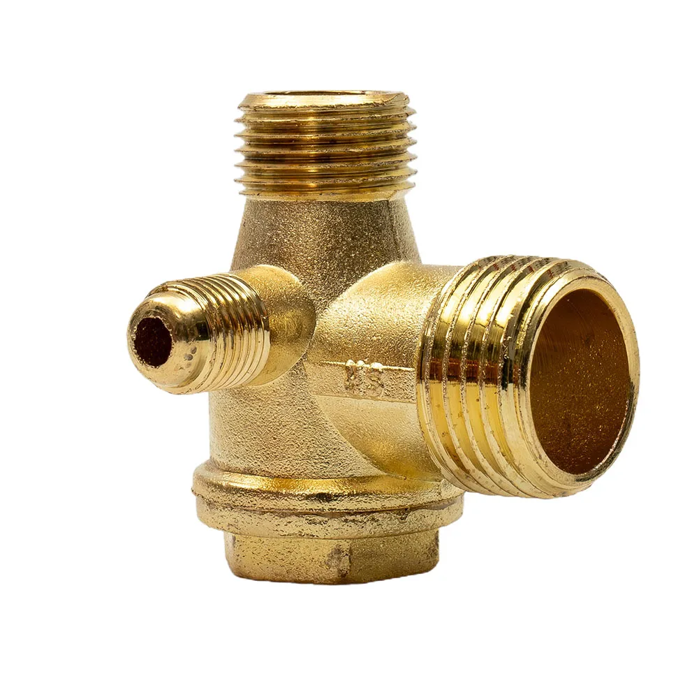 

20mm/16mm/10mm Air Compressor Three Male Thread Check Valve Check Valve Return Valve Check Valve Air Pump Accessories Thread