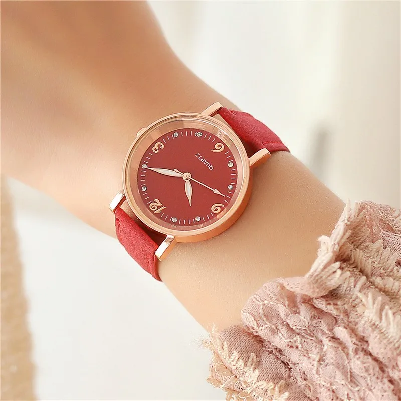 New Luminescence Watch Women's Leather Strap Casual Fashion Trend Women's Watch Gifts To Friends And Wives
