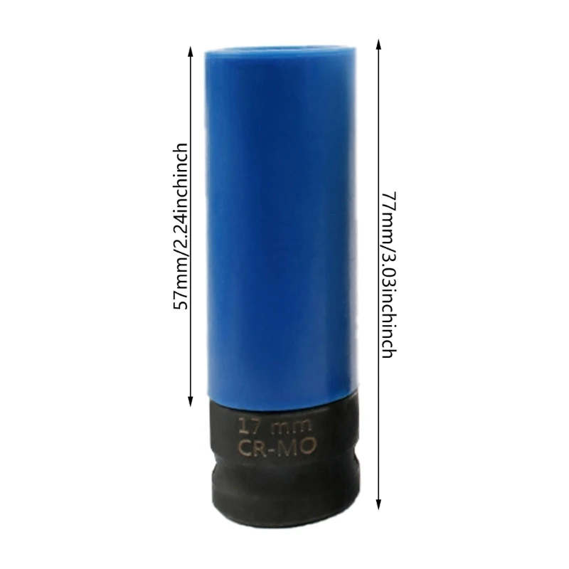 3 шт. дюйма набор ударных наконечников для привода головок гаек защитные колёса