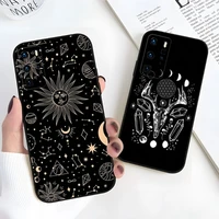 witch pattern phone case for oppo k7 k9 x s find x3 x5 reno 7 6 rro plus a74 a72 a16 a53 a93 a54 a15 a55 a57 cover