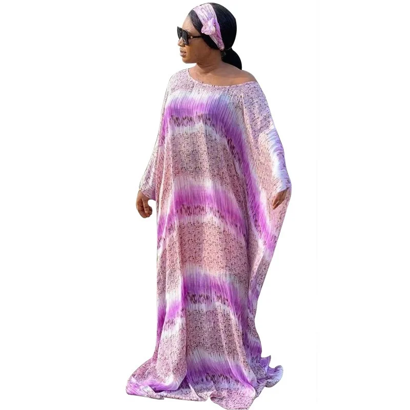

African Dresses For Women Dashiki Long Maxi Dress 2022 Summer Big Size Dress Ladies Traditional African Clothing Fairy Dreess