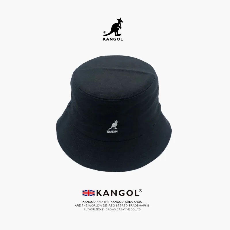 

KANGOL Kangaroo Fisherman Hat Women's Spring and Summer Sunscreen Men's and Women's Same Style Casual Tide Brand Basin Hat