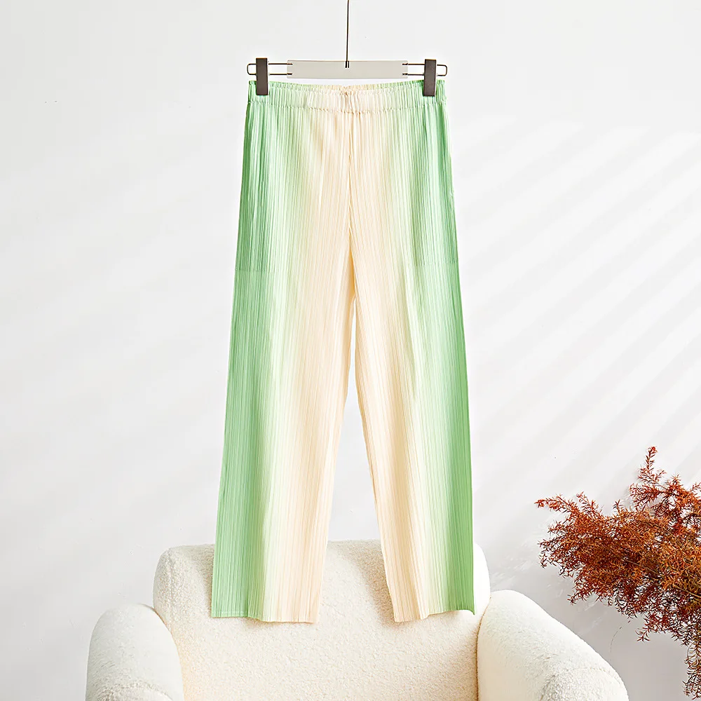 Женский Брючный комплект женская летняя новая футболка с градиентом и