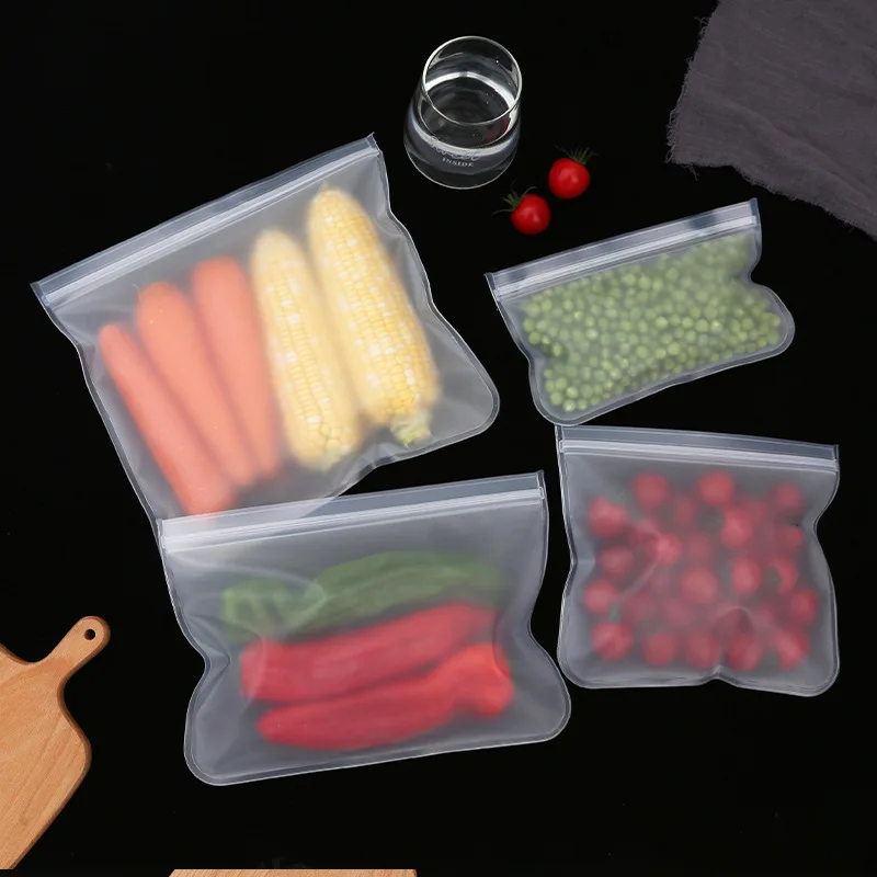 Контейнер для хранения пищевых продуктов, многоразовые пищевые пакеты из ЭВА, Защитная сумка для фруктов и овощей, домашняя организация для...