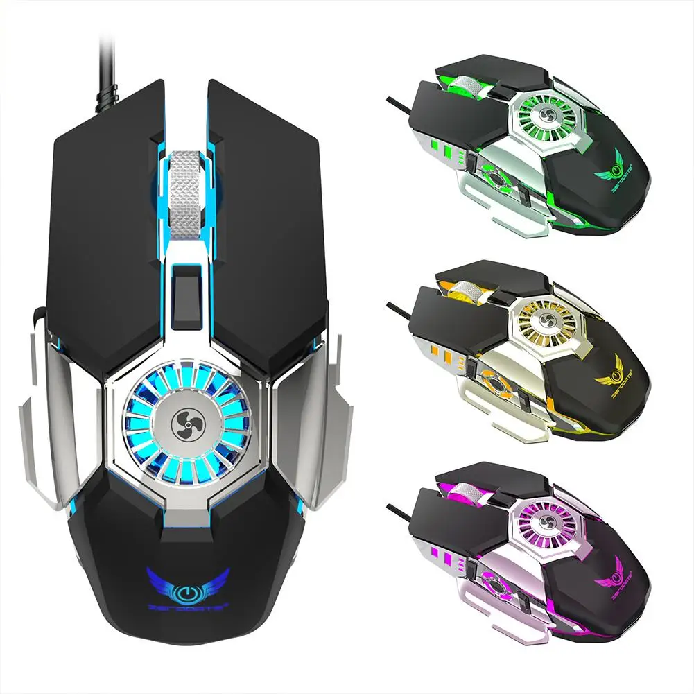 RGB-мышь компьютерная игровая Проводная с RGB-подсветкой 1 шт. |