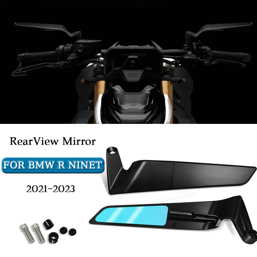 

For R Nine T PURE 2021-2023 R NINE T 1200 2014-2020 Motorcycle Rearview Mirro Adjustable Winglet Invisible Rear View Mirror