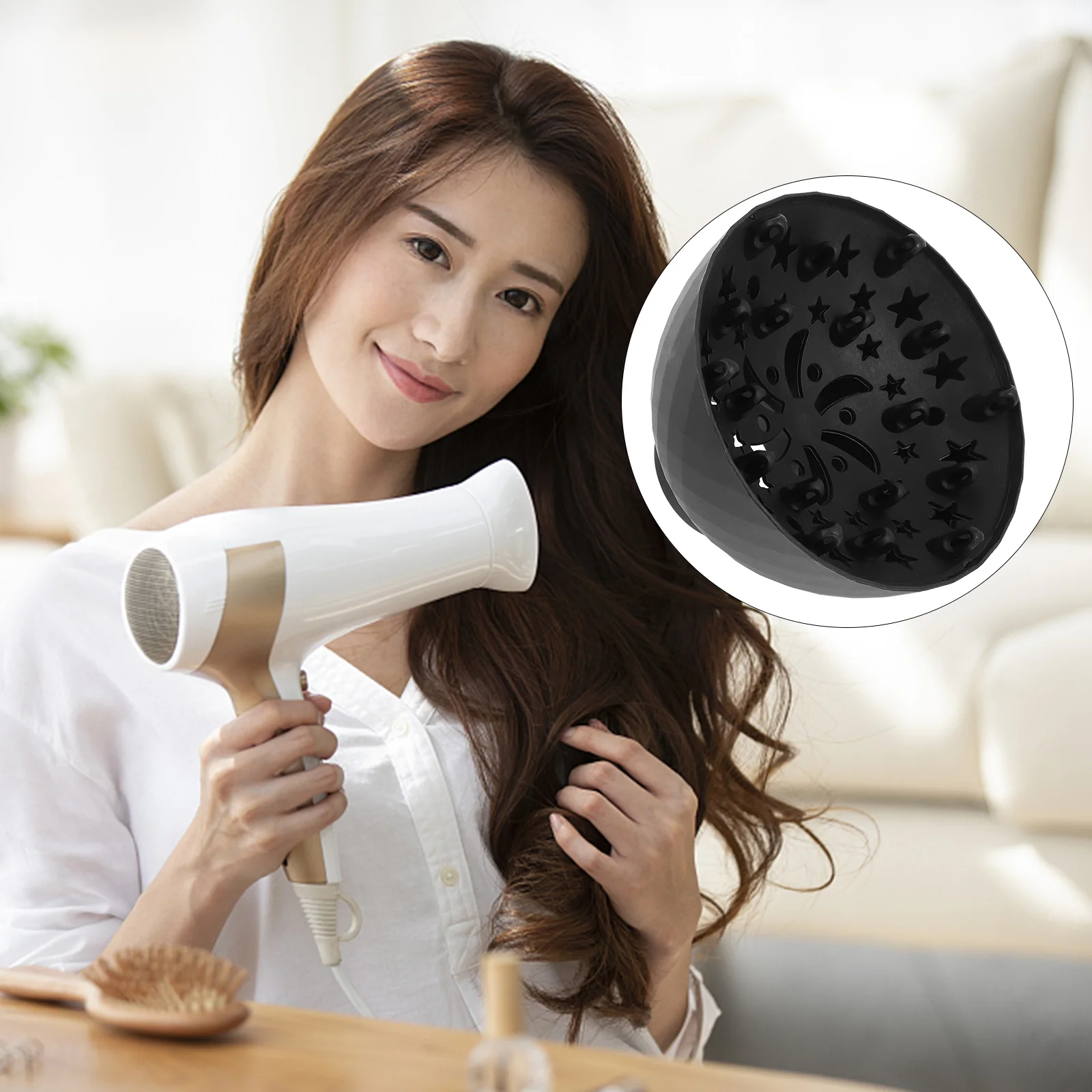 

Hair Diffuser Dryer Blow Nozzle Attachment Wavy Diy Curly Universeuniversal Concentrator Salon Dryers