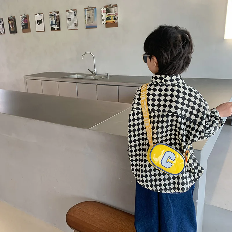 Kids Shoulder Bag Korean Crossbody for Boys Girls Outdoor Cute Messenger Bag Sports Purse Mini Handbags Fashion Accessories Bags