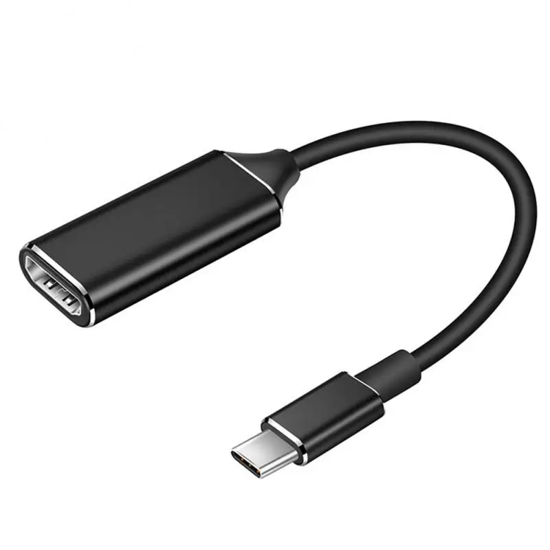 

Usb3.1 4k 60hz Tv Display Adapter Aluminum Alloy Shell Splitter Type C To -compatible Converter Type-c To Hd Video Cable