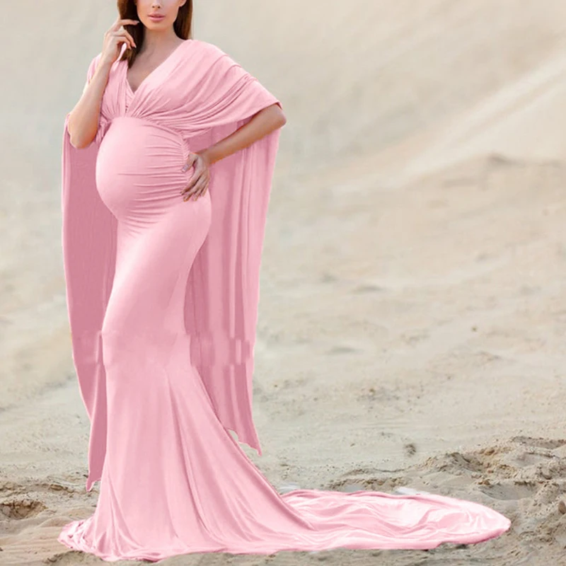 

New Maternity Dresses For Photo Shoot Maternity Gown Photo Session Props Maxi Dresses For Pregnant Women Clothes Pregnancy Dress