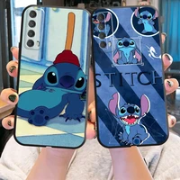 disney cute stitch phone case for huawei y7s y9a y6 2019 y7p 2020 y8s y7 2019 y9 2019 funda carcasa soft coque silicone cover