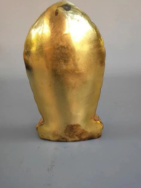 Китайская чистая латунь тысяча гуаньинь маленькая статуя Будды