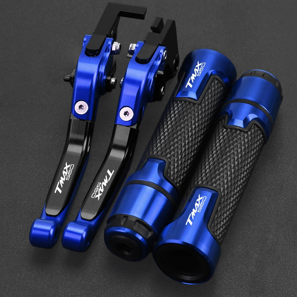 

Motorcycle Accessories CNC Adjustable Extendable Brake Clutch Levers Handlebar grips For Yamaha TMAX560 TMAX 560 2019 2020 2021