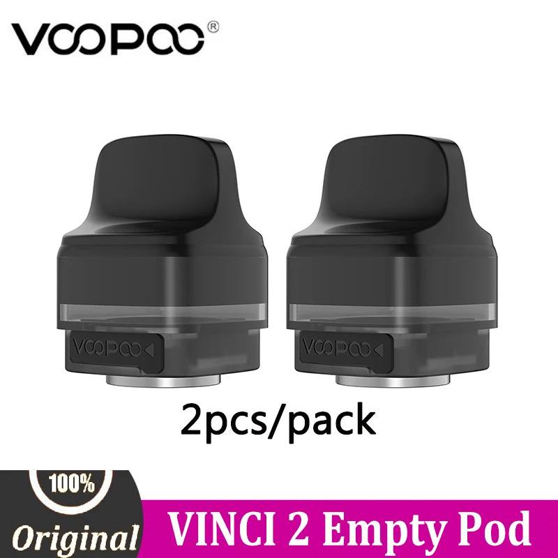 

2-6pcs Original VOOPOO VINCI 2 Pod Empty Cartridge 6.5ml Capacity Compatible Fit All PnP Coils