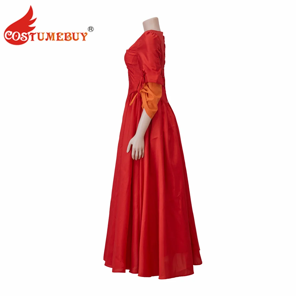 Музыкальный костюм Гамильтона для косплея Марии Рейнольдса красный сцены