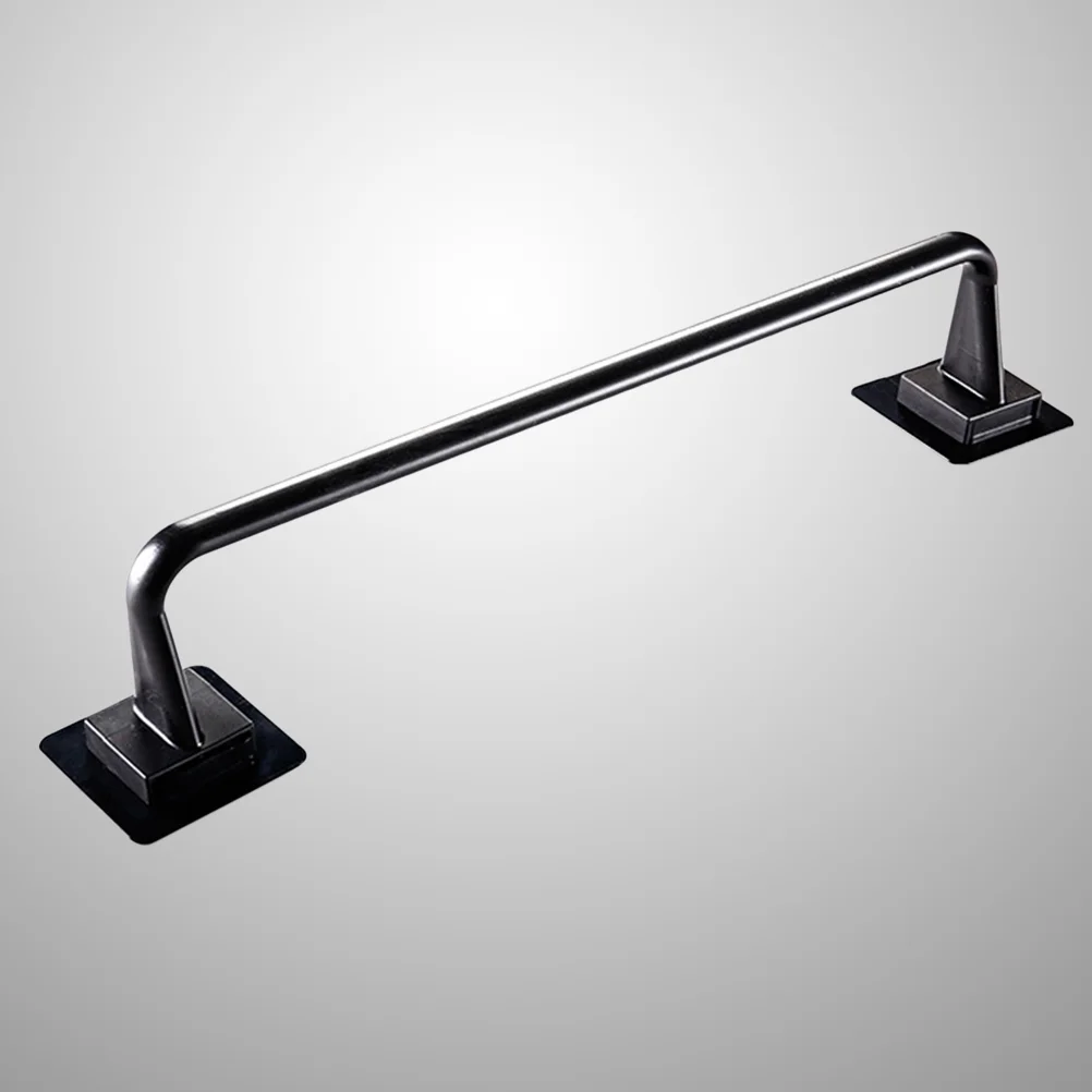 

Towel Rack Bar Holder Bathroom Adhesive Self Wall Hanger Hanging Organizer Paste Trace Towels Mounted Single Shelf Storage Robe