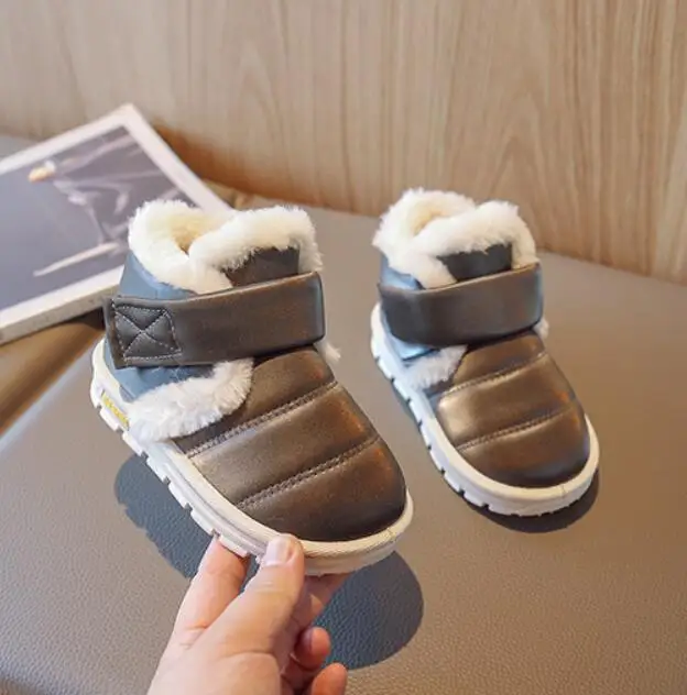 

Baby Kids Winter Boots Girls Boys Snow Boots Warm Plush Warm Fur Children Winter Boots for Baby Girls Baby Boys Sport Shoes