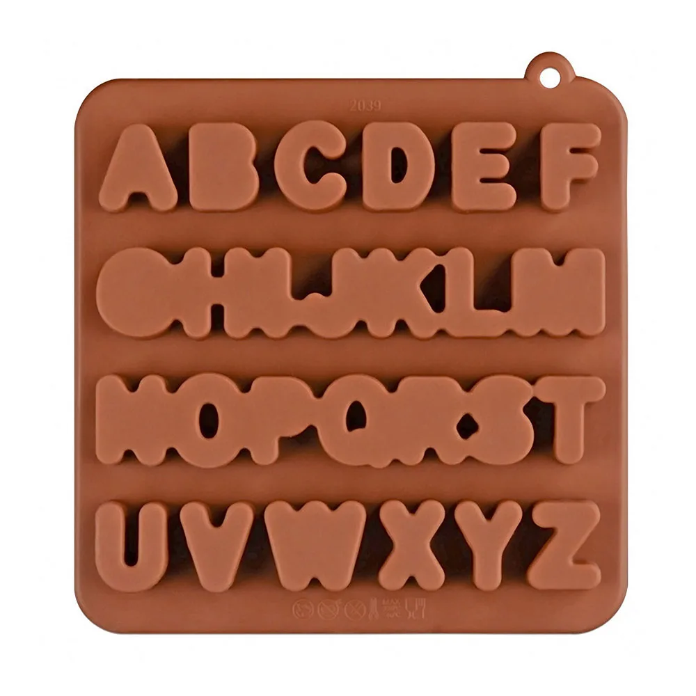 

Алфавит «сделай сам», силиконовая зернистая форма для шоколада, помадки, конфет, инструменты для украшения тортов, кухонные аксессуары для ...